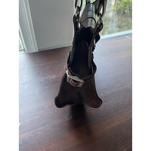 Vintage Rare Vin Baker Leather Bag - Picture 2 of 9